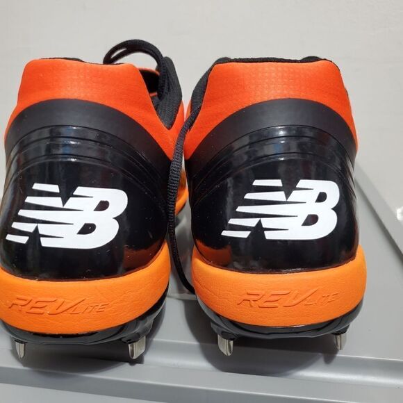 Mens Size 16 Black Orange New Balance 4040v5 Metal Baseball Cleats L4040B05 NWOB - Picture 9 of 14